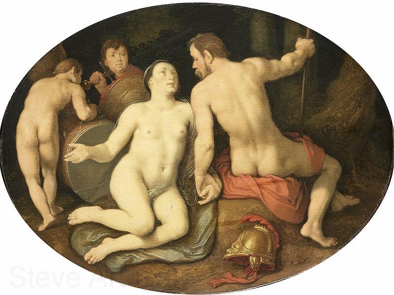 CORNELIS VAN HAARLEM Venus and Mars Germany oil painting art